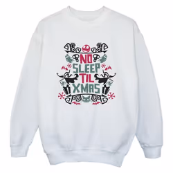 Disney - Sweat THE NIGHTMARE BEFORE CHRISTMAS NO SLEEP TIL XMAS - Garçon (Blanc)