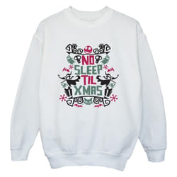 Disney - Sweat THE NIGHTMARE BEFORE CHRISTMAS NO SLEEP TIL XMAS - Garçon (Blanc)
