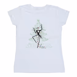 Disney - T-shirt THE NIGHTMARE BEFORE CHRISTMAS - Femme (Blanc)