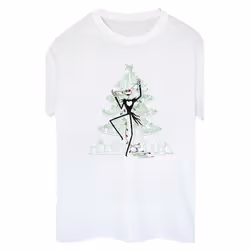 Disney - T-shirt THE NIGHTMARE BEFORE CHRISTMAS - Femme (Blanc)
