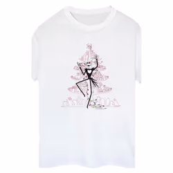 Disney - T-shirt THE NIGHTMARE BEFORE CHRISTMAS - Femme (Blanc)