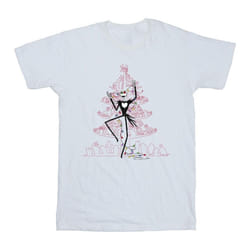 Disney - T-shirt THE NIGHTMARE BEFORE CHRISTMAS - Fille (Blanc)