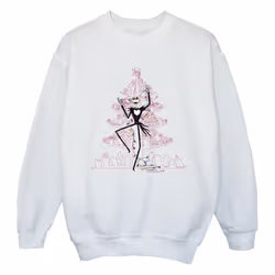 Disney - Sweat THE NIGHTMARE BEFORE CHRISTMAS - Fille (Blanc)