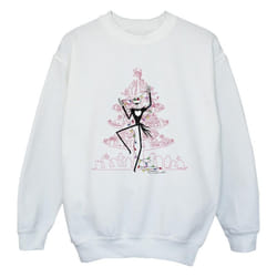 Disney - Sweat THE NIGHTMARE BEFORE CHRISTMAS - Fille (Blanc)