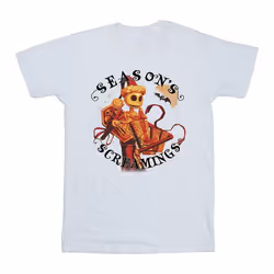 Disney - T-shirt THE NIGHTMARE BEFORE CHRISTMAS SEASONS SCREAMINGS - Homme (Blanc)