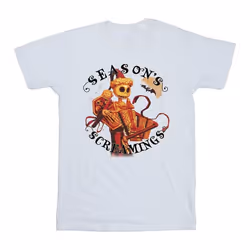 Disney - T-shirt THE NIGHTMARE BEFORE CHRISTMAS SEASONS SCREAMINGS - Homme (Blanc)