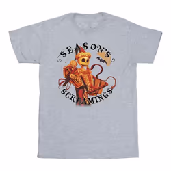 Disney - T-shirt THE NIGHTMARE BEFORE CHRISTMAS SEASONS SCREAMINGS - Homme (Gris chiné)
