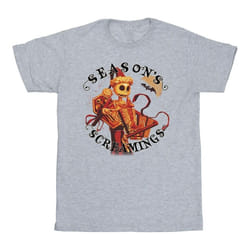 Disney - T-shirt THE NIGHTMARE BEFORE CHRISTMAS SEASONS SCREAMINGS - Homme (Gris chiné)