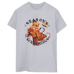 Disney - T-shirt THE NIGHTMARE BEFORE CHRISTMAS SEASONS SCREAMINGS - Femme (Gris chiné)