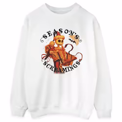 Disney - Sweat THE NIGHTMARE BEFORE CHRISTMAS SEASONS SCREAMINGS - Femme (Blanc)