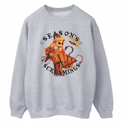 Disney - Sweat THE NIGHTMARE BEFORE CHRISTMAS SEASONS SCREAMINGS - Femme (Gris chiné)