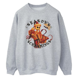 Disney - Sweat THE NIGHTMARE BEFORE CHRISTMAS SEASONS SCREAMINGS - Femme (Gris chiné)