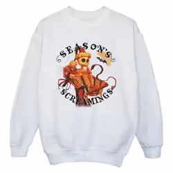 Disney - Sweat THE NIGHTMARE BEFORE CHRISTMAS SEASONS SCREAMINGS - Garçon (Blanc)