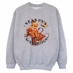 Disney - Sweat THE NIGHTMARE BEFORE CHRISTMAS SEASONS SCREAMINGS - Garçon (Gris chiné)