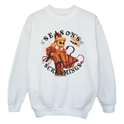 Disney - Sweat THE NIGHTMARE BEFORE CHRISTMAS SEASONS SCREAMINGS - Fille (Blanc)