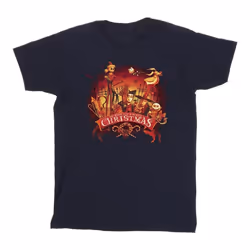 Disney - T-shirt THE NIGHTMARE BEFORE CHRISTMAS - Homme (Bleu marine)