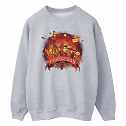 Disney - Sweat THE NIGHTMARE BEFORE CHRISTMAS - Homme (Gris chiné)