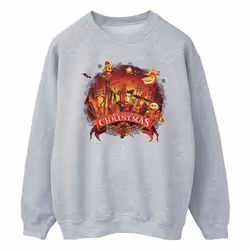 Disney - Sweat THE NIGHTMARE BEFORE CHRISTMAS - Homme (Gris chiné)