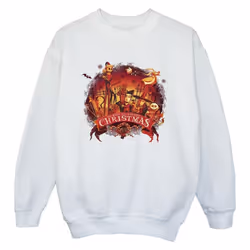 Disney - Sweat THE NIGHTMARE BEFORE CHRISTMAS - Garçon (Blanc)