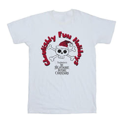 Disney - T-shirt THE NIGHTMARE BEFORE CHRISTMAS GHOULISHLY FUN HOLIDAYS - Homme (Blanc)