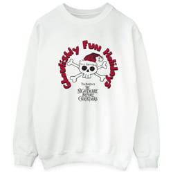 Disney - Sweat THE NIGHTMARE BEFORE CHRISTMAS GHOULISHLY FUN HOLIDAYS - Homme (Blanc)