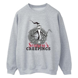 Disney - Sweat THE NIGHTMARE BEFORE CHRISTMAS SEASONS CREEPINGS - Homme (Gris chiné)