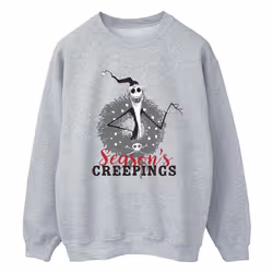 Disney - Sweat THE NIGHTMARE BEFORE CHRISTMAS SEASONS CREEPINGS - Homme (Gris chiné)
