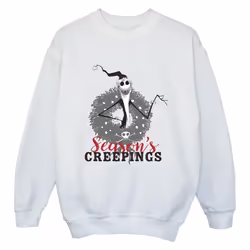 Disney - Sweat THE NIGHTMARE BEFORE CHRISTMAS SEASONS CREEPINGS - Garçon (Blanc)