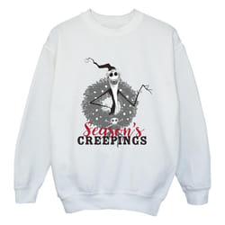 Disney - Sweat THE NIGHTMARE BEFORE CHRISTMAS SEASONS CREEPINGS - Fille (Blanc)