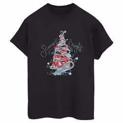 Disney - T-shirt THE NIGHTMARE BEFORE CHRISTMAS - Femme (Noir)