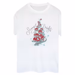 Disney - T-shirt THE NIGHTMARE BEFORE CHRISTMAS - Femme (Blanc)