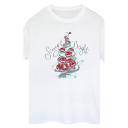 Disney - T-shirt THE NIGHTMARE BEFORE CHRISTMAS - Femme (Blanc)