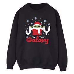 Star Wars - Sweat THE MANDALORIAN JOY TO THE GALAXY - Homme (Noir)