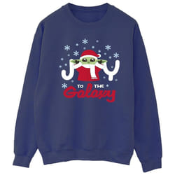 Star Wars - Sweat THE MANDALORIAN JOY TO THE GALAXY - Homme (Bleu marine)