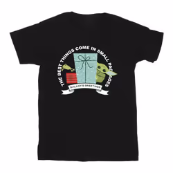 Star Wars - T-shirt THE MANDALORIAN GALAXY'S GREETINGS - Homme (Noir)