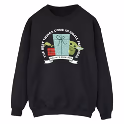 Star Wars - Sweat THE MANDALORIAN GALAXY'S GREETINGS - Homme (Noir)