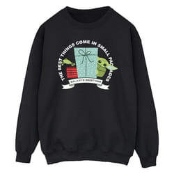 Star Wars - Sweat THE MANDALORIAN GALAXY'S GREETINGS - Homme (Noir)