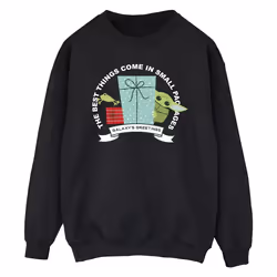 Star Wars - Sweat THE MANDALORIAN GALAXY'S GREETINGS - Homme (Noir)