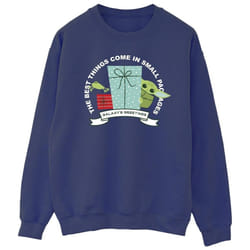 Star Wars - Sweat THE MANDALORIAN GALAXY'S GREETINGS - Homme (Bleu marine)