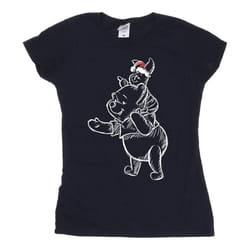 Disney - T-shirt - Femme (Bleu marine)