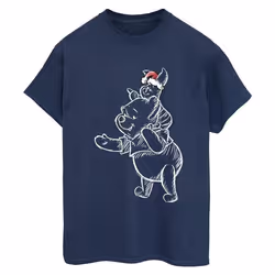 Disney - T-shirt - Femme (Bleu marine)