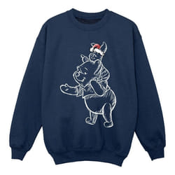 Disney - Sweat - Fille (Bleu marine)