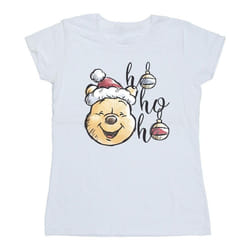 Disney - T-shirt HO HO HO - Femme (Blanc)