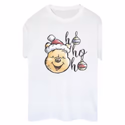 Disney - T-shirt HO HO HO - Femme (Blanc)