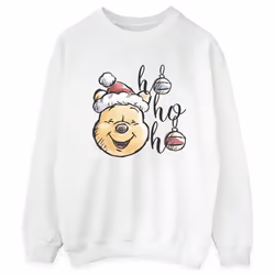 Disney - Sweat HO HO HO - Femme (Blanc)