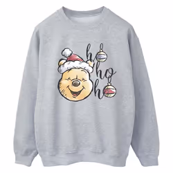 Disney - Sweat HO HO HO - Femme (Gris chiné)