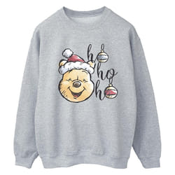Disney - Sweat HO HO HO - Femme (Gris chiné)