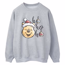 Disney - Sweat HO HO HO - Femme (Gris chiné)