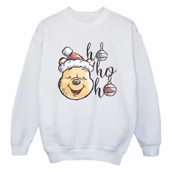 Disney - Sweat HO HO HO - Fille (Blanc)