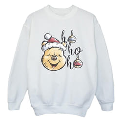 Disney - Sweat HO HO HO - Fille (Blanc)